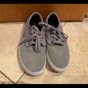 Vans Suede grey youth size 5